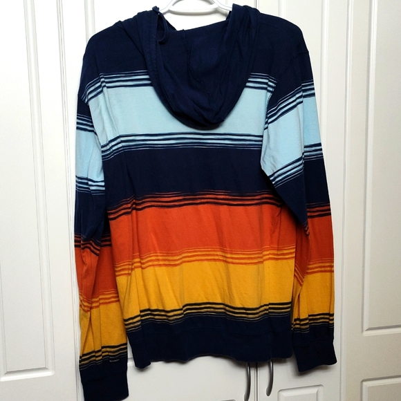 Vibrant Billabong Hooded Long Sleeve Shirt - Picture 2 of 4